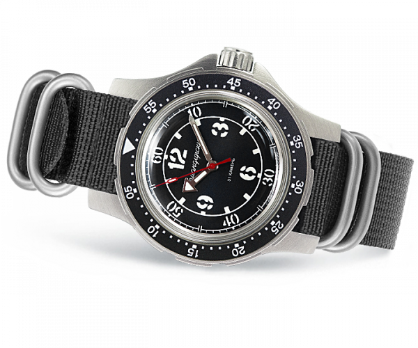 Reloj Komandirskie Piloto B negro