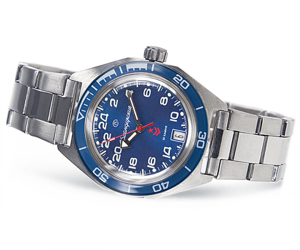Reloj Komandirskie K65 24 hrs azul