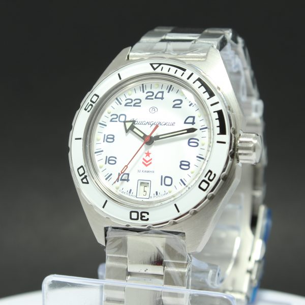 Reloj Komandirskie K65 24 hrs blanco - Imagen 4