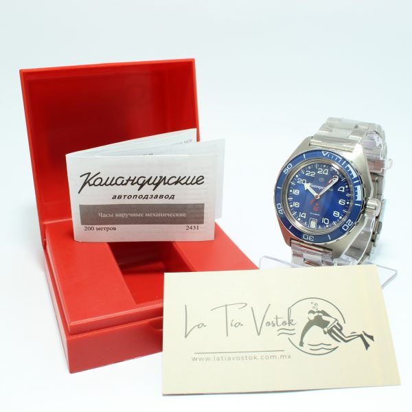 Reloj Komandirskie K65 24 hrs azul - Imagen 2