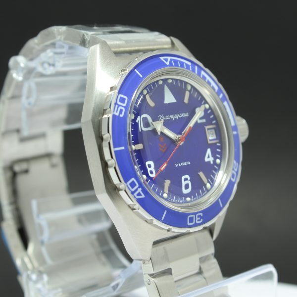 Reloj Komandirskie K65 azul con fechador - Imagen 6