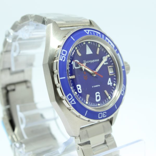 Reloj Komandirskie K65 azul con fechador - Imagen 5