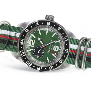 Reloj Komandirskie GMT Green Forest