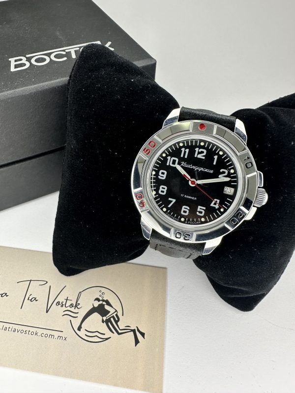 Reloj Komandirskie mecánico Negro Atildado - Imagen 4