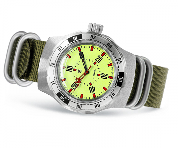 Reloj Amphibia Chernobyl Full Lume Vintage