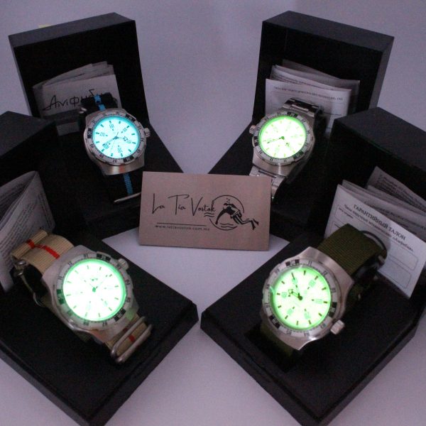 Reloj Amphibia Chernobyl Full Lume Azul - Imagen 5
