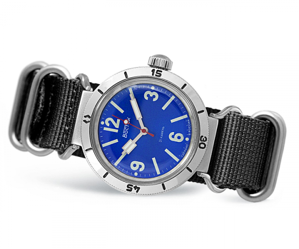 Reloj Amphibia НВЧ-20 azul