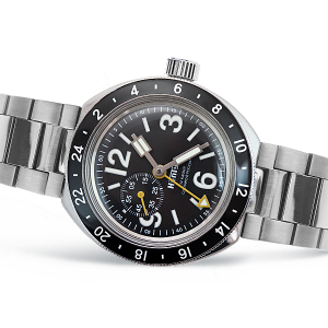 Reloj Neptuno GMT negro