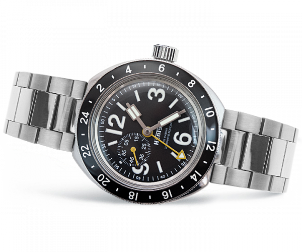 Reloj Neptuno GMT negro