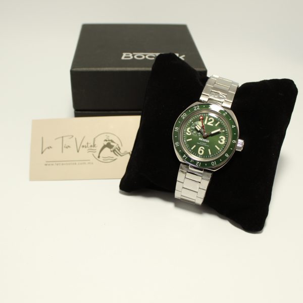 Reloj Neptuno GMT verde - Imagen 2