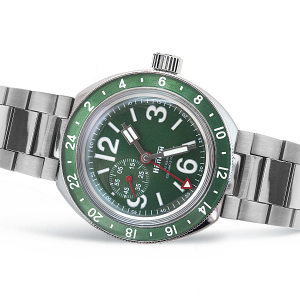 Reloj Neptuno GMT verde