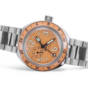 Reloj Neptuno GMT naranja