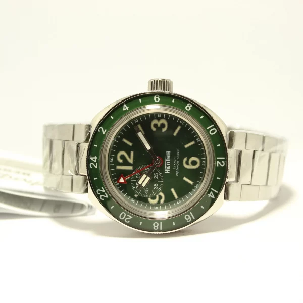 Reloj Neptuno GMT verde - Imagen 4